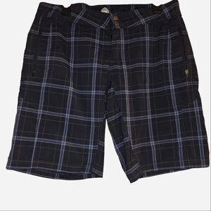 Club Ride Apparel Women's Navy Plaid Shorts